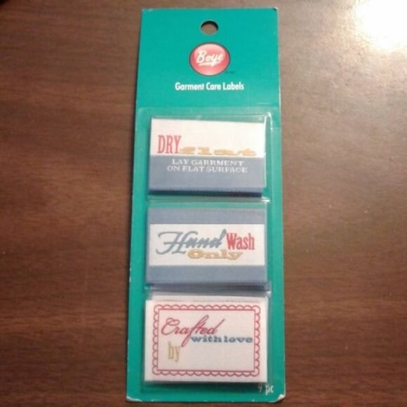 Garment Care Labels 5 pks of 9 DIY Sewing New - Picture 1 of 5